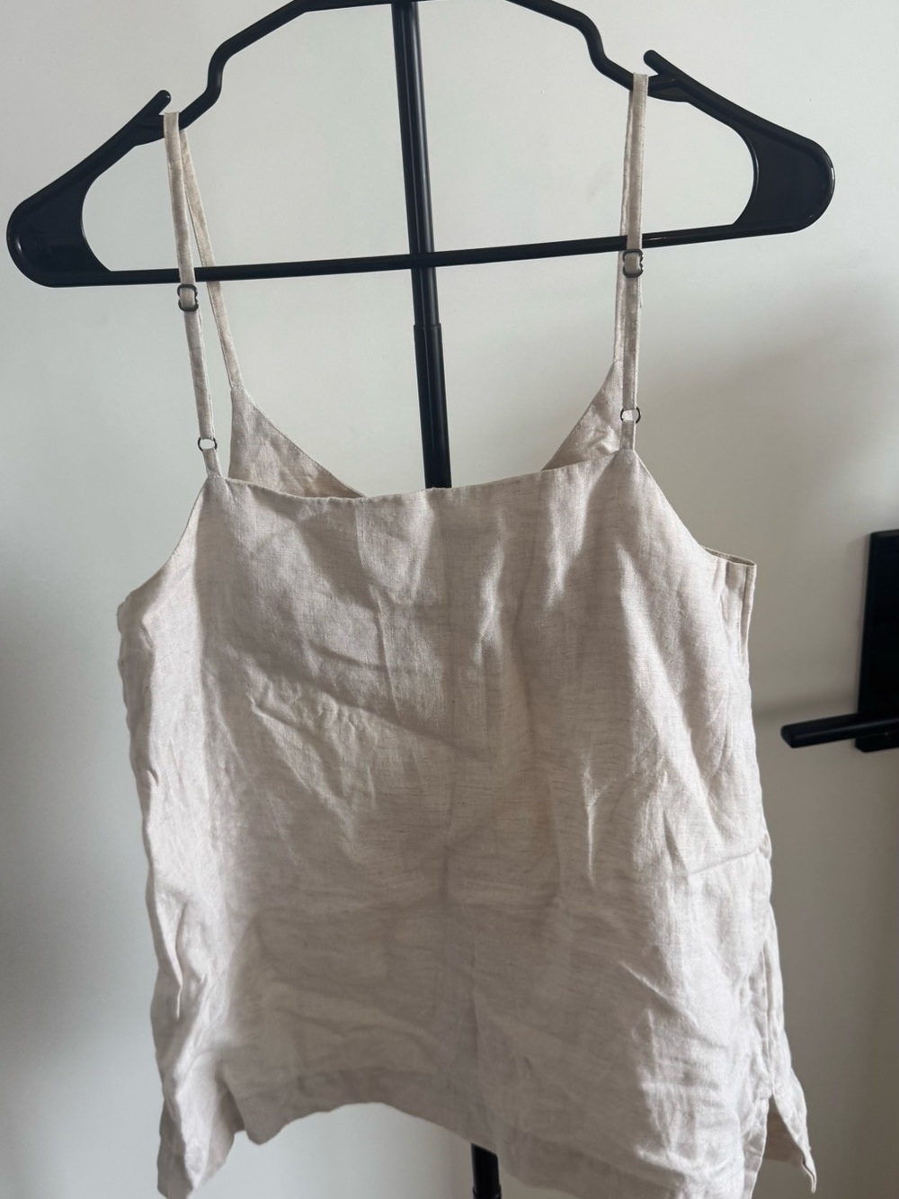 100% Linen Assembly Label Tank - Picture 2 of 4